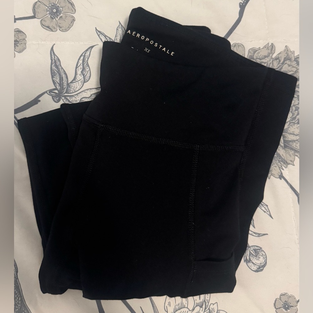Aeropostale Women's Black Leggings